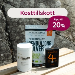 Kosttillskott  upp till 20 %